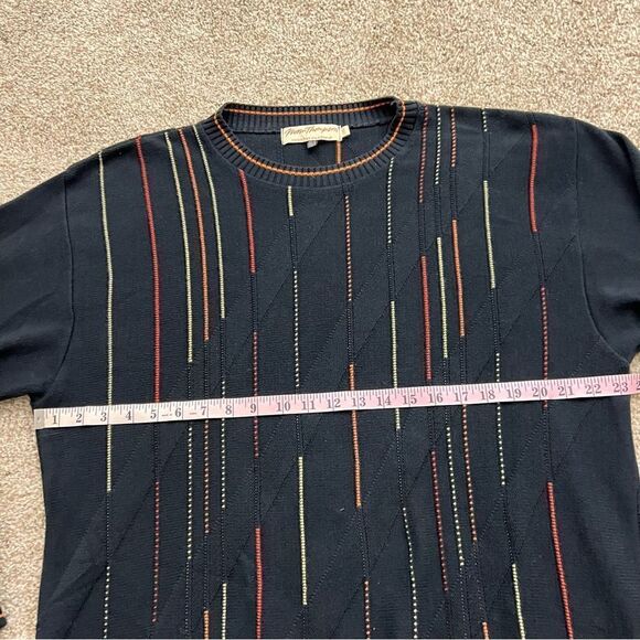 Vintage Norm Thompson 3D knit sweater Men's L - Picture 6 of 7